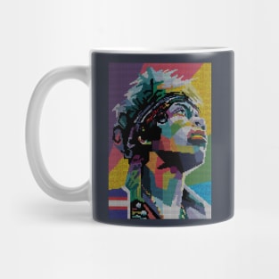 Guitarist Legend Cross Stitch Mug